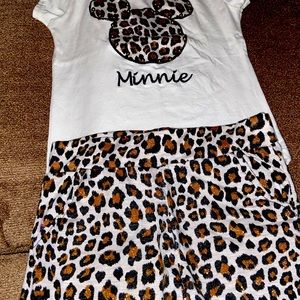Minnie Leopard short set